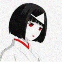 冬日围巾初雪微笑少女头像